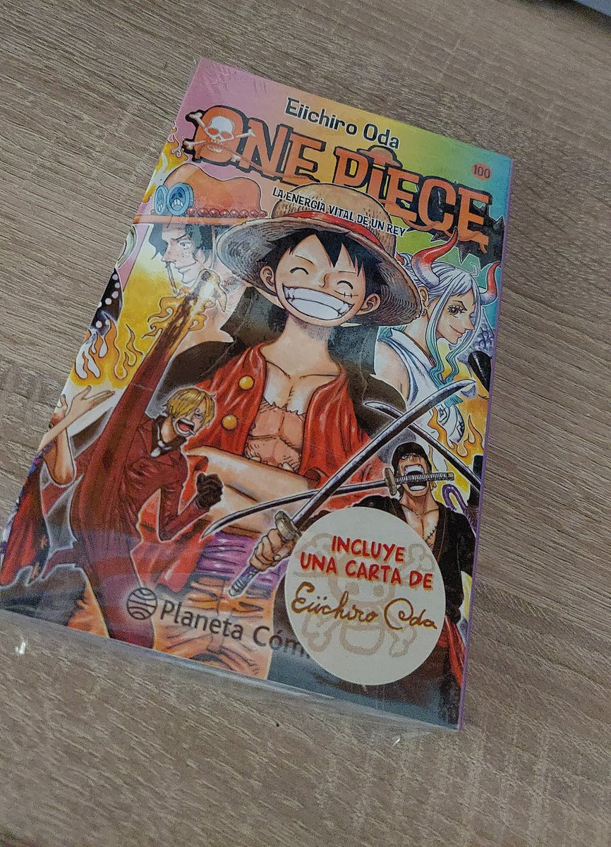 Ya está aquí @PlanetadComic 🥰🥰
#onepiece100