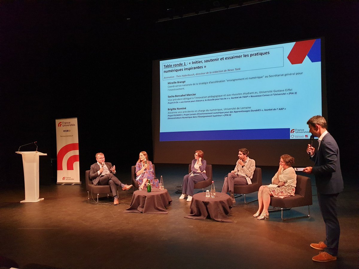Nadia__Jacoby's tweet photo. Passionnants échanges ce matin lors du séminaire @FranceUniv @EdtechFrance à @UnivLaRochelle
💡Le rôle transformateurs des #AAP #PIA (#IDEFI #NCU #DemoES) et le délicat sujet de la diffusion et de l’essaimage
Tellement triste de ne pas être avec vous à cause de ce satané 🦠 https://t.co/WFLLZcYcvP