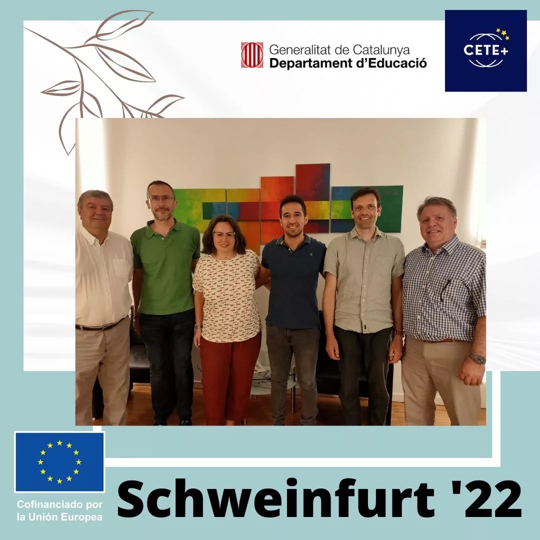 Al Torrent contiuem aprenent després de les classes amb una mobilitat #erasmusplus d'aprenentatge per observació al centre Friedrich-Fischer-Schule de Schweinfurt, Alemanya per conèixer el sistema de formació de professorat novell. 
#mccentresformadors #cete+