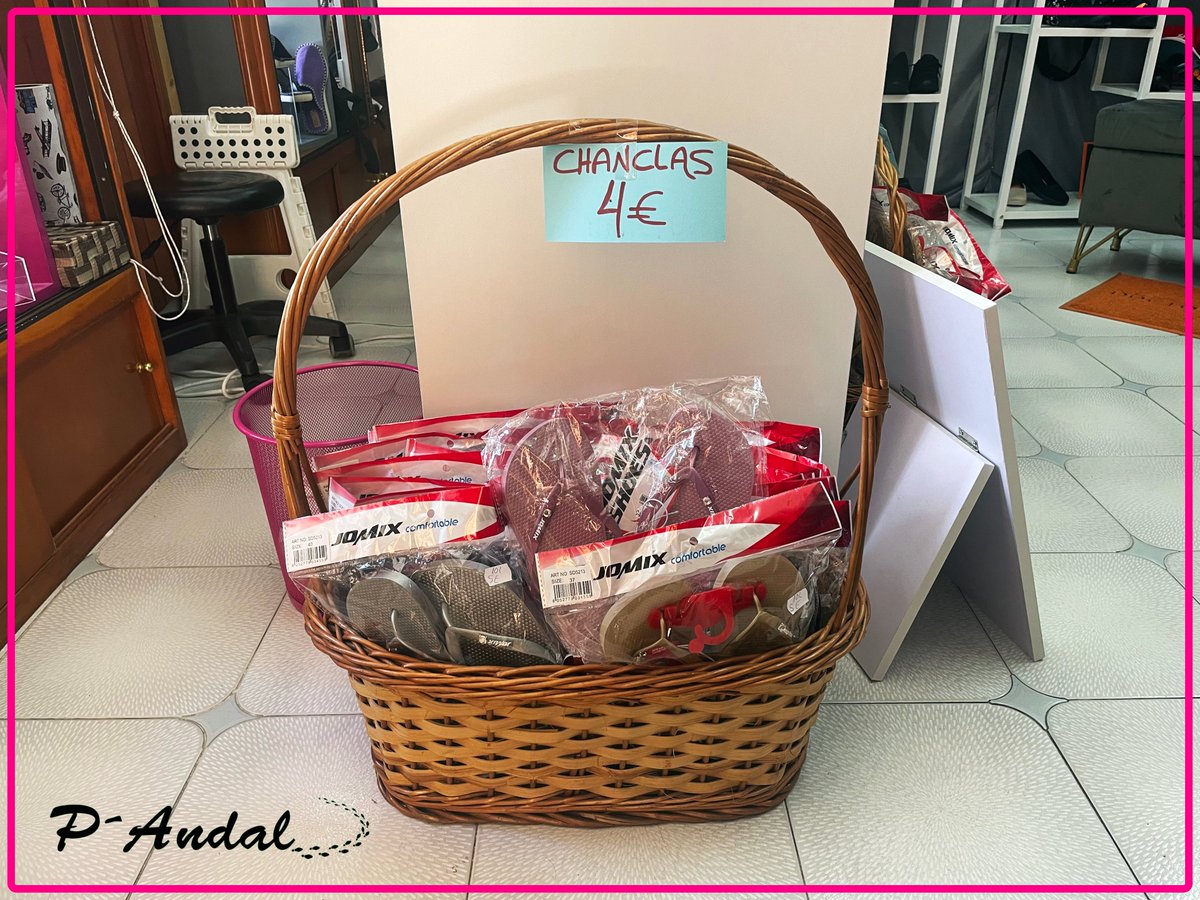 💎 ¡REBAJAS P'ANDAL ESTE VERANO!

🩴 Aprovecha los descuentos en colecciones actuales de calzado y descubre también nuestras ofertas en chanclas por 4€ y 5€. Rebajas  igualmente en nuestros complementos y accesorios.

📲 #ComodidadAlPiedeCasa... ¡y para todos los bolsillos!
