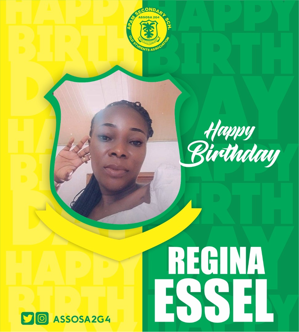assosa2g4's tweet photo. Happy Birthday Regina Essel
Wishing You The Biggest Slice Of Happiness Throughout Your New Age🎉

#ObraPa
💛💚💛💚 

#assosa
#assosa2g4
#assosabirthday
#assosa2g4totheworld https://t.co/UOZKNSiUu6