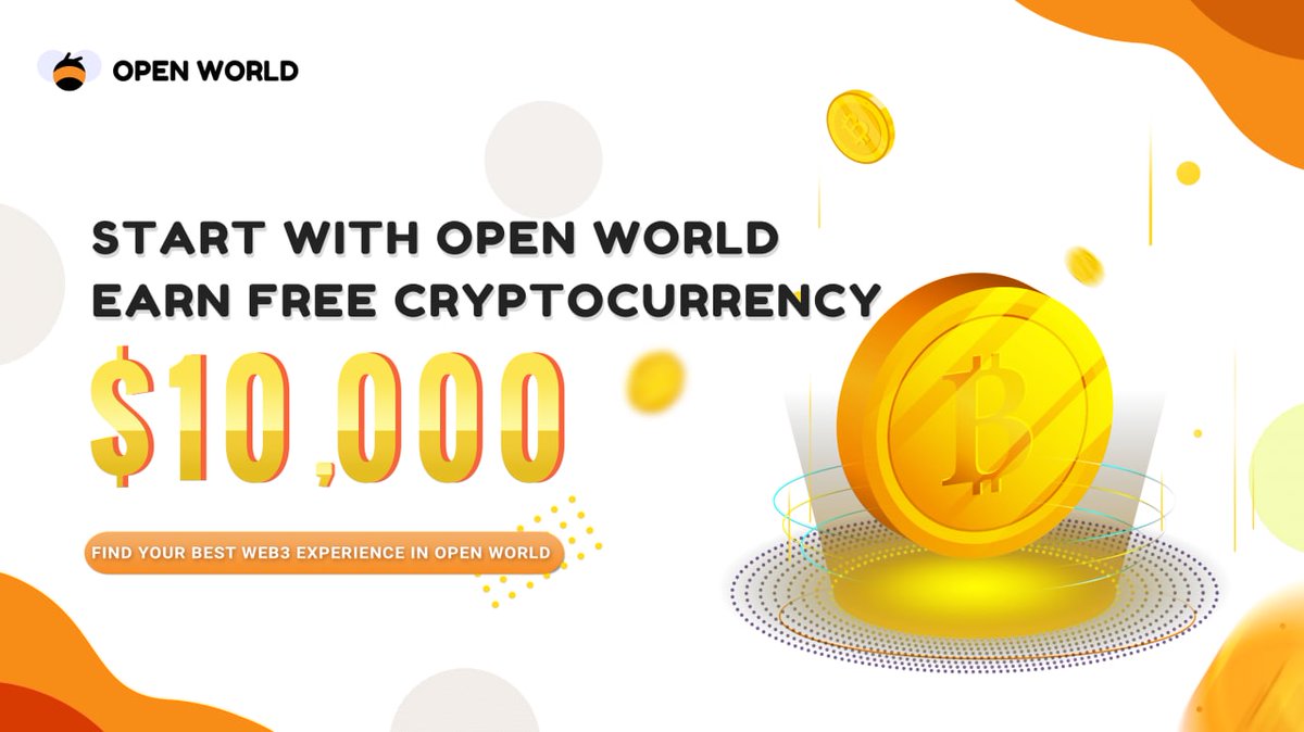 ❤️<a href="/OpenWorldweb3/">OpenWorld Official | Web 3 Earning Wallet</a> finishing simple tasks for free #Crypto!

✅$25,000 Giveaway Completed
✅Over 10,000 users claimed awards 
✅The luckiest got more than $1,500

100% Award-winning &amp; No investment &amp; Funds withdrawn at any time

Rt and Tag your friends：t.me/OpenWorld_Anno…