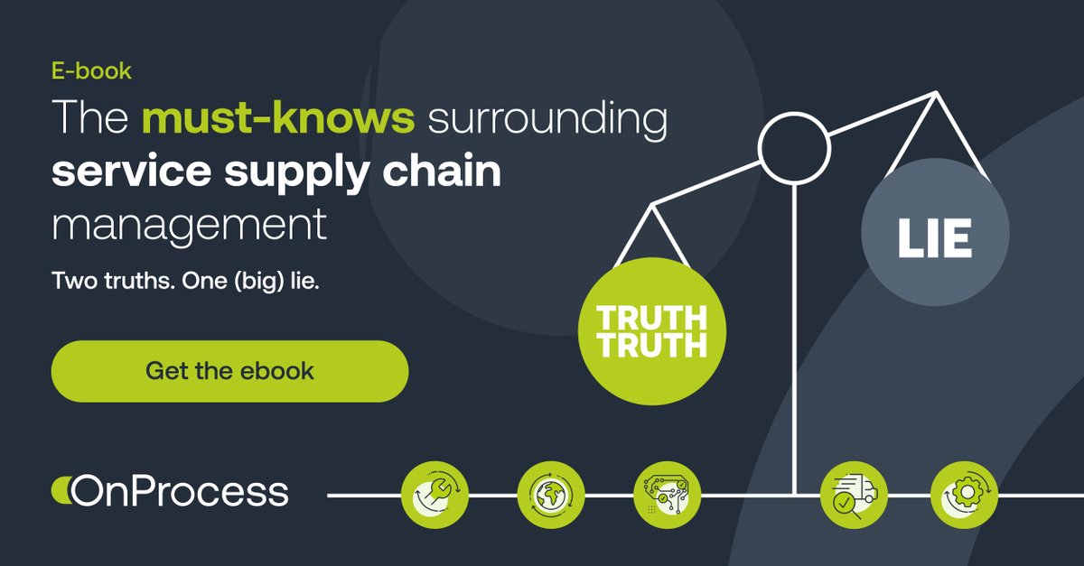 Get our free eBook: Two Truths, One Lie - the must-knows surrounding service supply chain management — and how it affects you. bit.ly/3uwlHwH

#sustainability #supplychain #circulareconomy