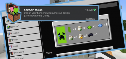 MCPEDL's tweet photo. Banner Guide Resource Pack - https://t.co/221JvLze6A - By @Vechrozilator3 https://t.co/4iYEeKc6JD