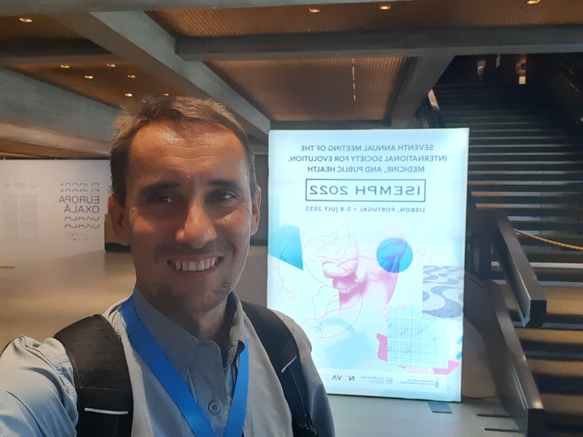 First day of the #ISEMPH2022 in beautiful Lisbon. Health issues from evolutionary perspective. Something that I have been passionate about for a long time.