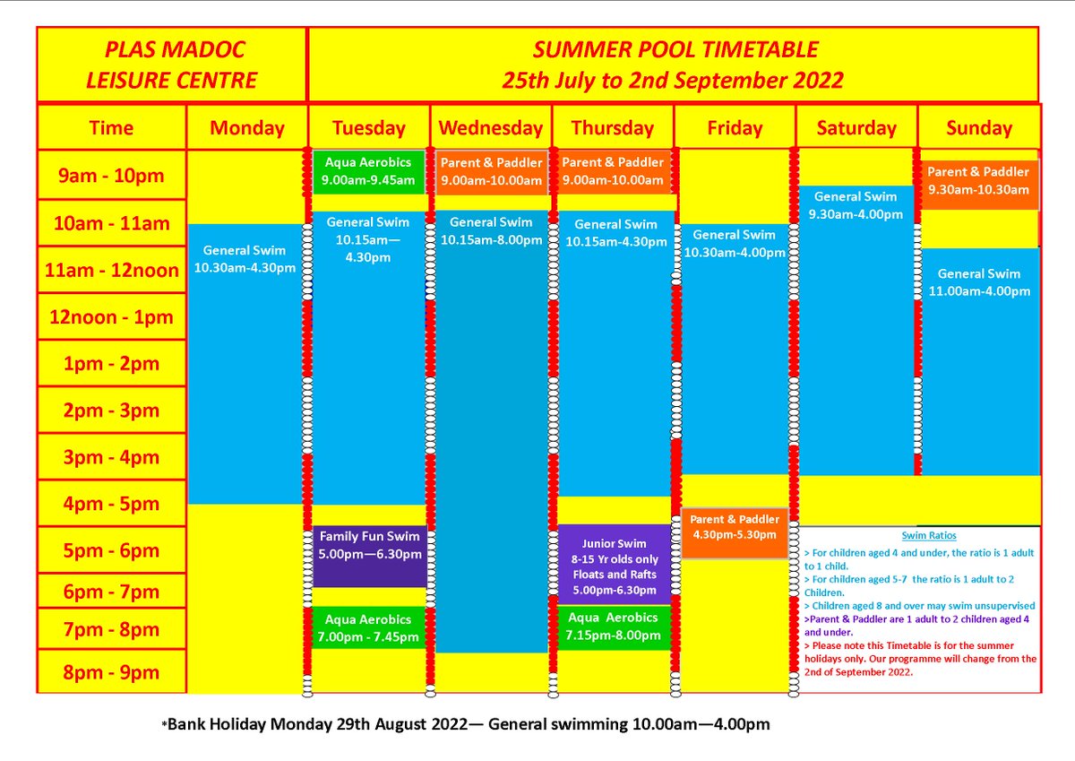 New Summer 2022 Timetable from 25th July