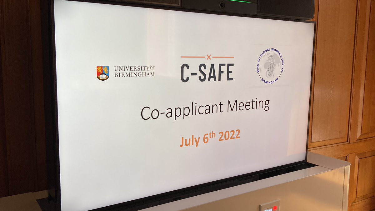 CSafeTrial's tweet photo. Launching the C-Safe Programme with the co-ap meeting #csafe #caesarean #maternity #maternalmortality @thangaratinam @amiewil https://t.co/pVqxZvHR1h