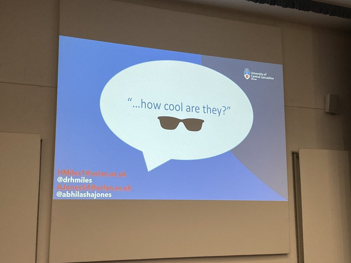 Our very own <a href="/UCLanMedicine/">UCLan School of Medicine</a> <a href="/drhmiles/">Helen Miles</a> and <a href="/AbhilashaJones/">Abhilasha Jones</a>   presenting their great IPE frailty work <a href="/asmeofficial/">Association for the Study of Medical Education</a> <a href="/sapcacuk/">SAPC</a> and their last slide says it all 👏👏