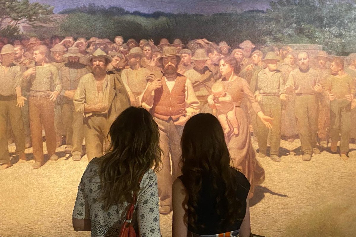 Tommaso Sacchi (@tommasosacchi) on Twitter photo Che emozione ! Il Quarto Stato di Pellizza da Volpedo torna alla <a href="/GAM_Milano/">GAM Milano</a> . Un allestimento che restituisce la piena dignità e forza a un quadro che parla a noi tutti . La Gam vi aspetta per una visita !
Ph . Daniele Mascolo Che emozione ! Il Quarto Stato di Pellizza da Volpedo torna alla <a href="/GAM_Milano/">GAM Milano</a> . Un allestimento che restituisce la piena dignità e forza a un quadro che parla a noi tutti . La Gam vi aspetta per una visita !
Ph . Daniele Mascolo