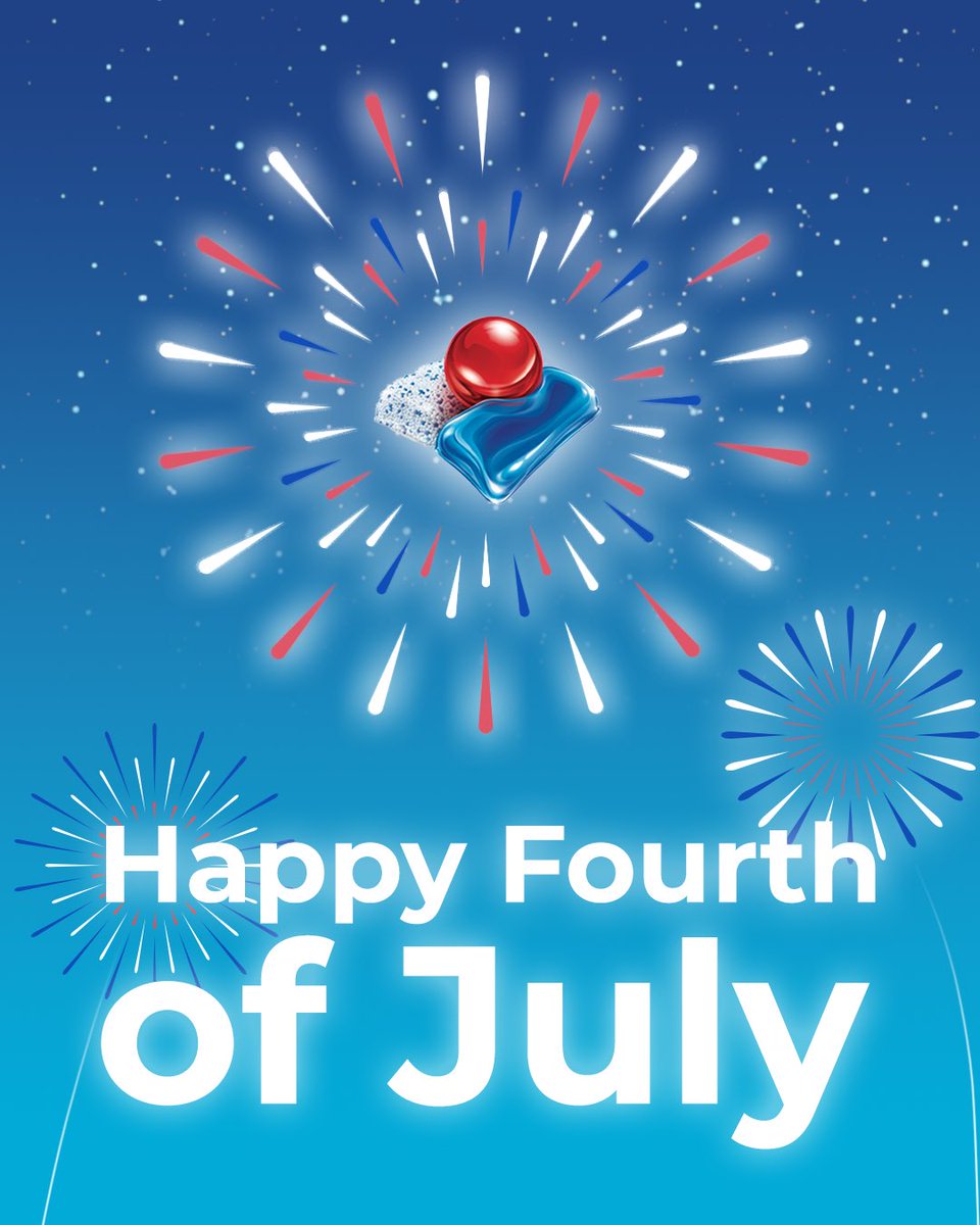 #SkipTheRinse and enjoy the fireworks! We have the dishes covered.

Happy Fourth of July!