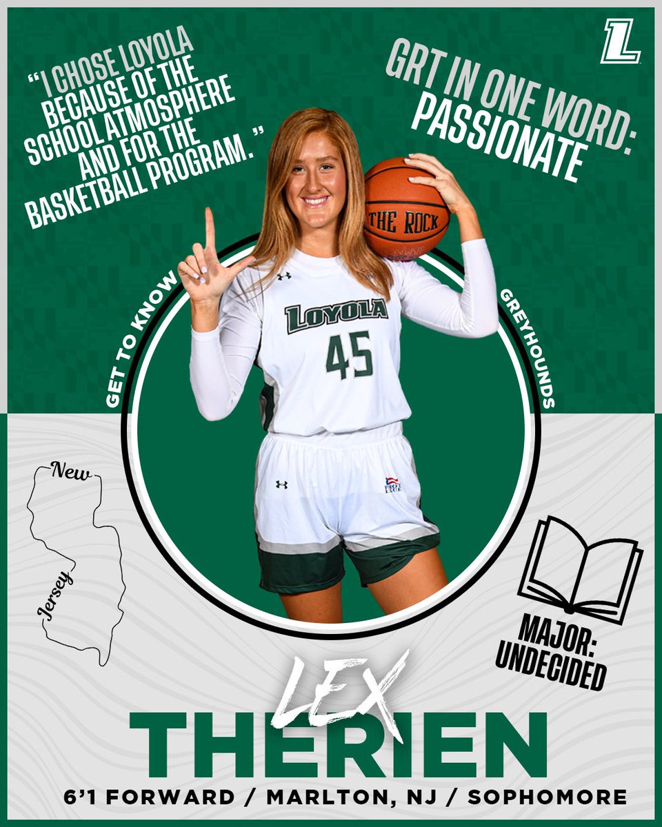 It’s Monday so it’s time to get to know your Greyhounds. Allow us to re-introduce our #45 <a href="/alexatherienn/">Alexa Therien</a> . Give her a follow! #GRT