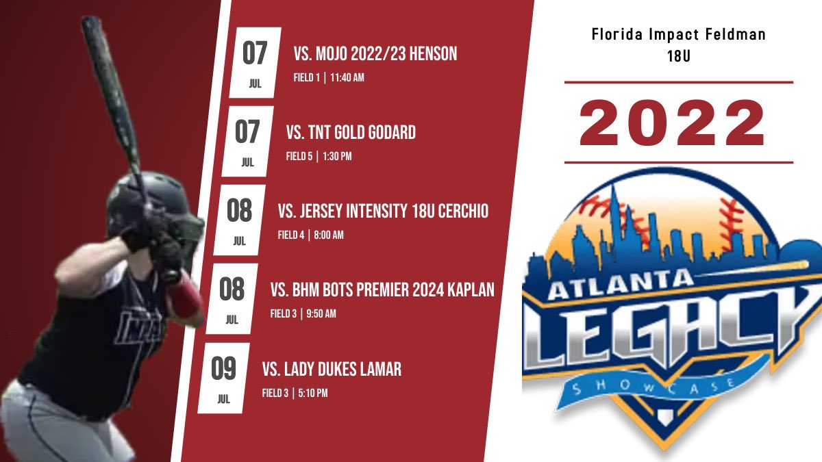 kohanapousson's tweet photo. So excited for Legacy!! Come catch @FLImpact04 at Al Bishop park 🔥 @CoachDeOliveira @CoachSorden @CoachBee9 @Ltrout07 @Coach_SniderSB @Coach_T_Bradley  @CoachFoyeFDU @MrCoachTbratt @Los_Stuff @SoftballConnect @ExtraInningSB @CoachFentonBG @JBMTSUsoftball https://t.co/vIhjXQBP0H