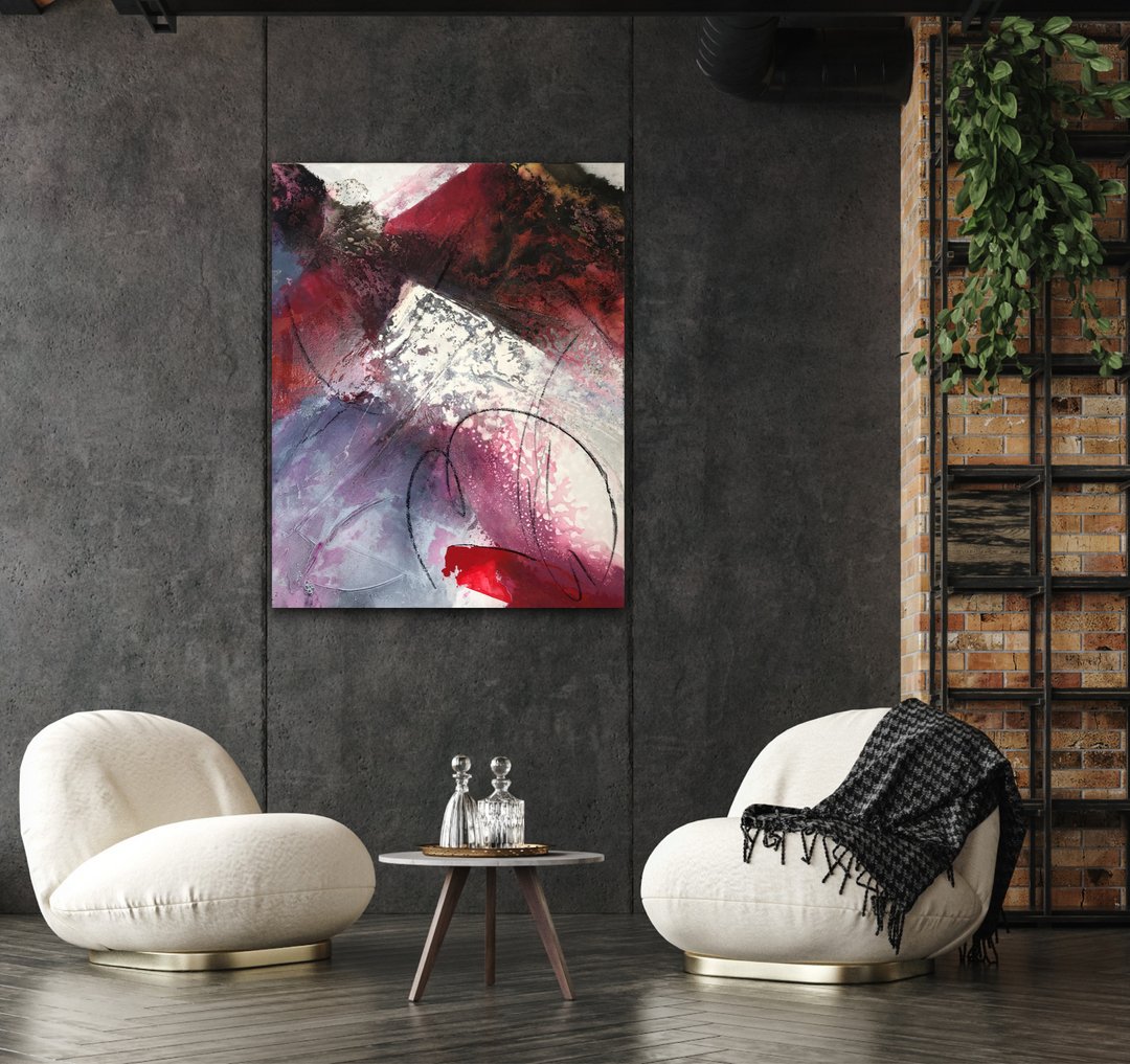 A_Stemmer's tweet photo. Splash - 70 x 100cm, Mischtechnik mit Beize, Öl und Kohle auf strukturierter Oberfläche. Leinwand auf Keilrahmen.
Swipe nach links für das Werk und weitere Einrichtungsbeispiele...
.
.
.
.
.
#realestatestyling #bhgstylemaker #corporateart #corporateartcollection #artgallerys https://t.co/YcdnREbUtX