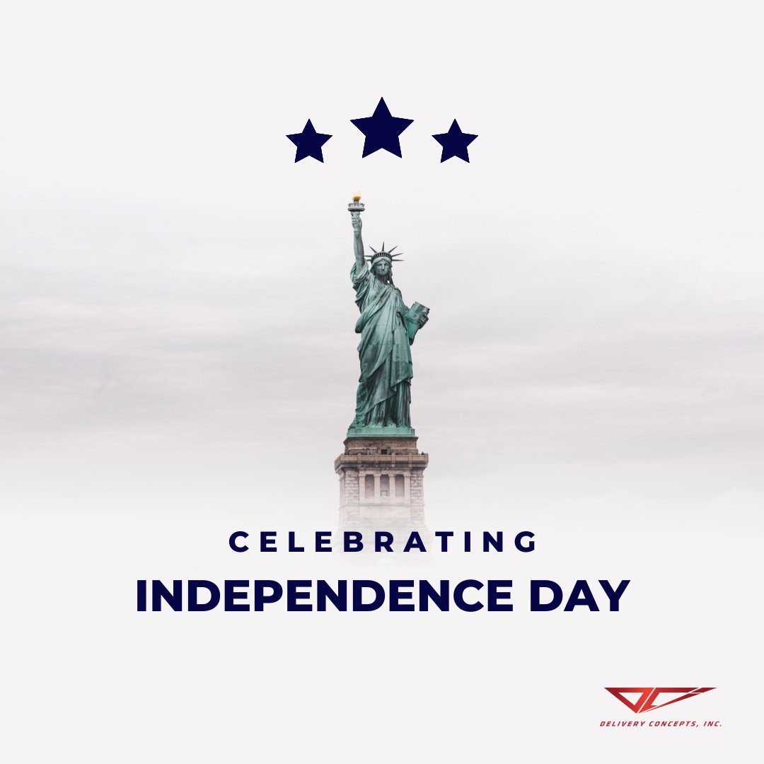 Happy 4th of July! 

On this symbolic day, may we celebrate our freedom, salute those who made this possible and keep it safe, and stand in unity as a nation.

#DeliveryConcepts #IndependenceDay