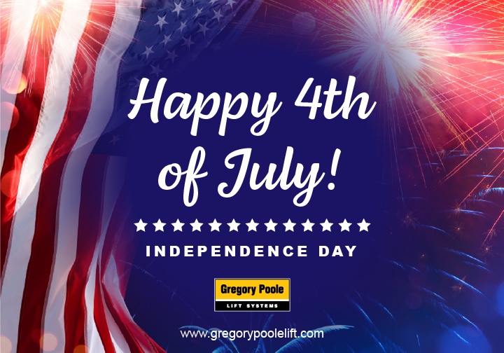 GPLift's tweet image. We at Gregory Poole Lift Systems would like to with you a safe and Happy 4th of July!