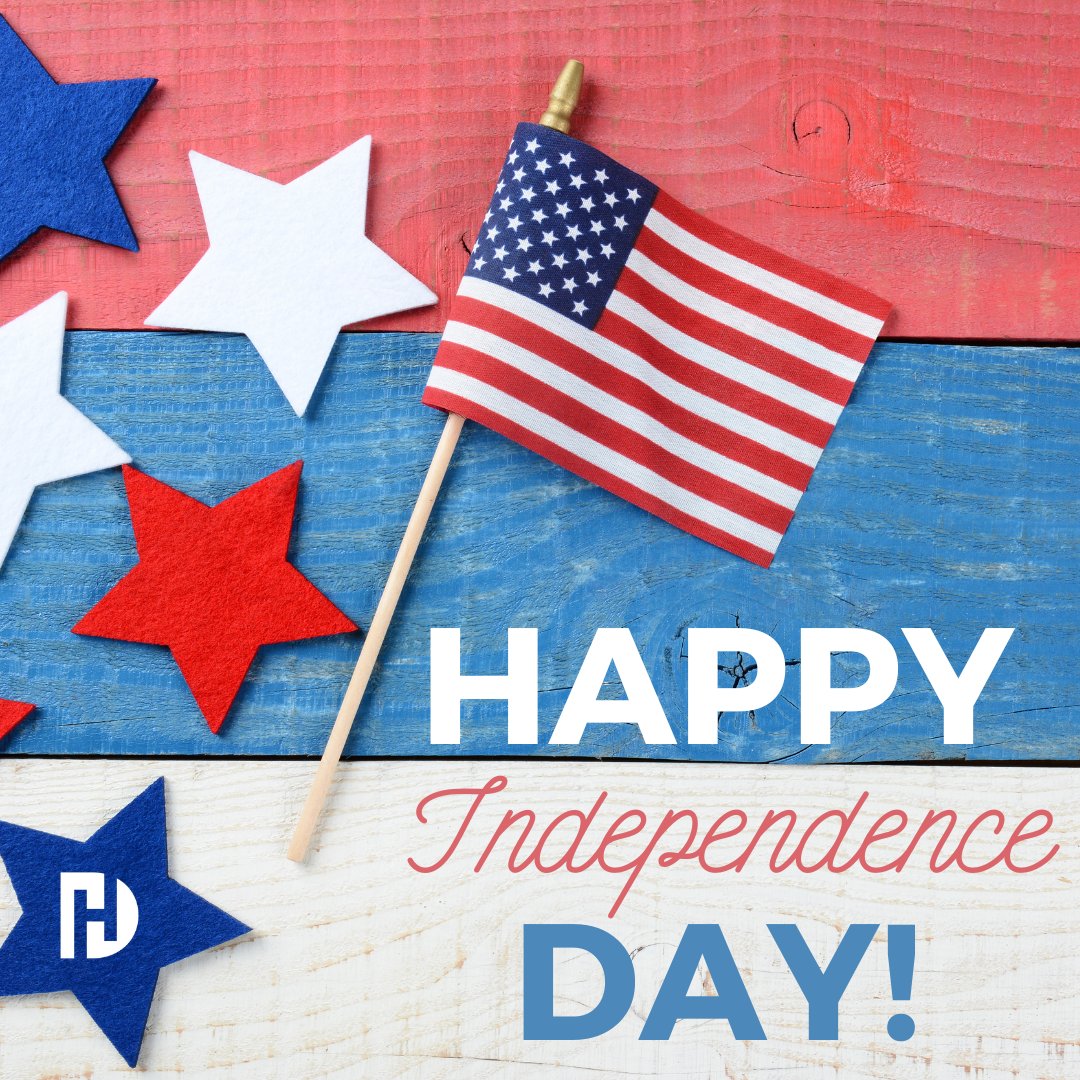 Happy #IndependenceDay! We are so thankful for this day, 246 years ago, which granted our independence and freedom. Here's to celebrating with backyard barbecues with friends and family, and fireworks over the water!🇺🇸