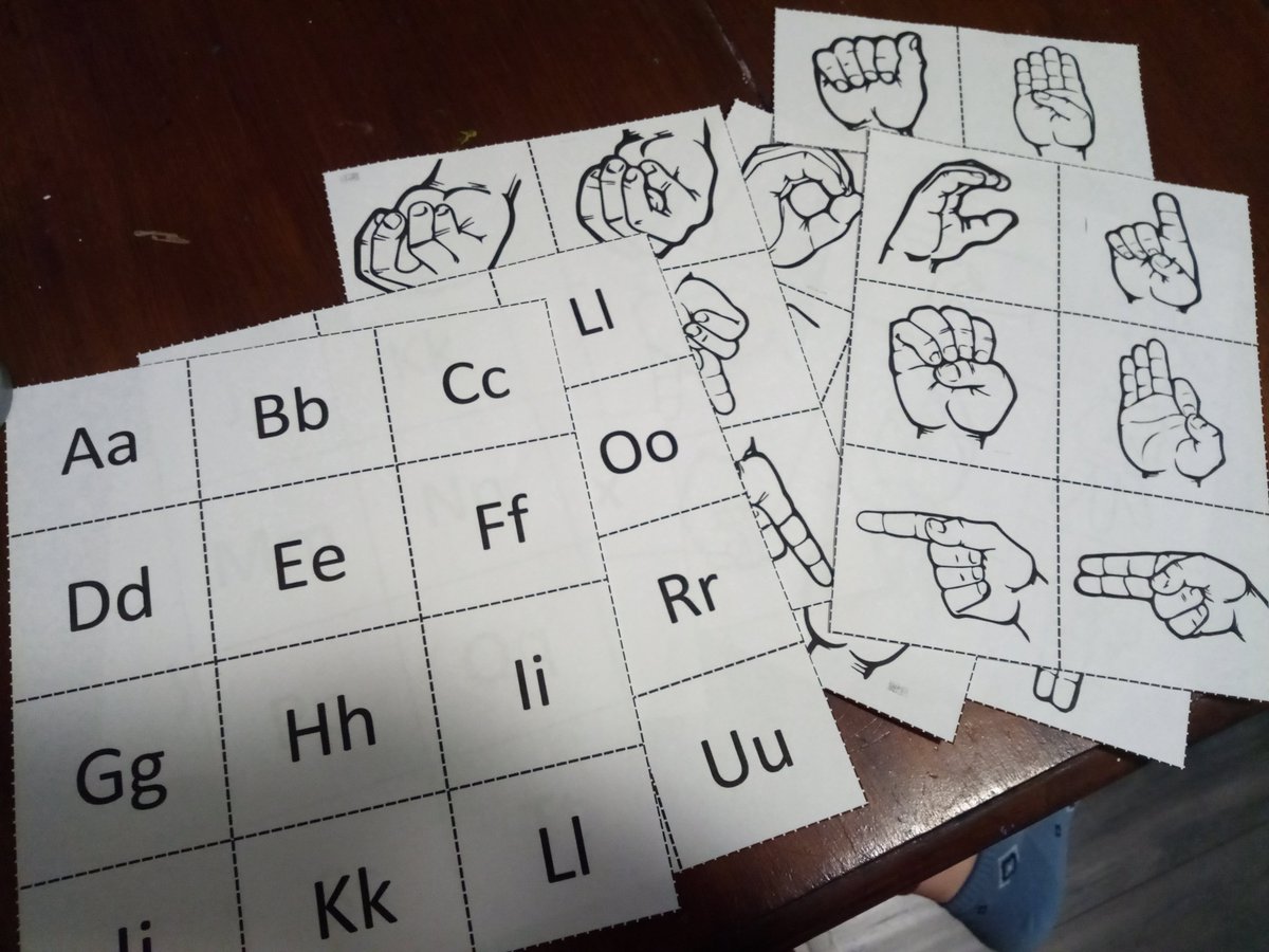 Today I'm making bingo and matching games so my client can perfect his alphabet. Numbers will be the next batch 🙂