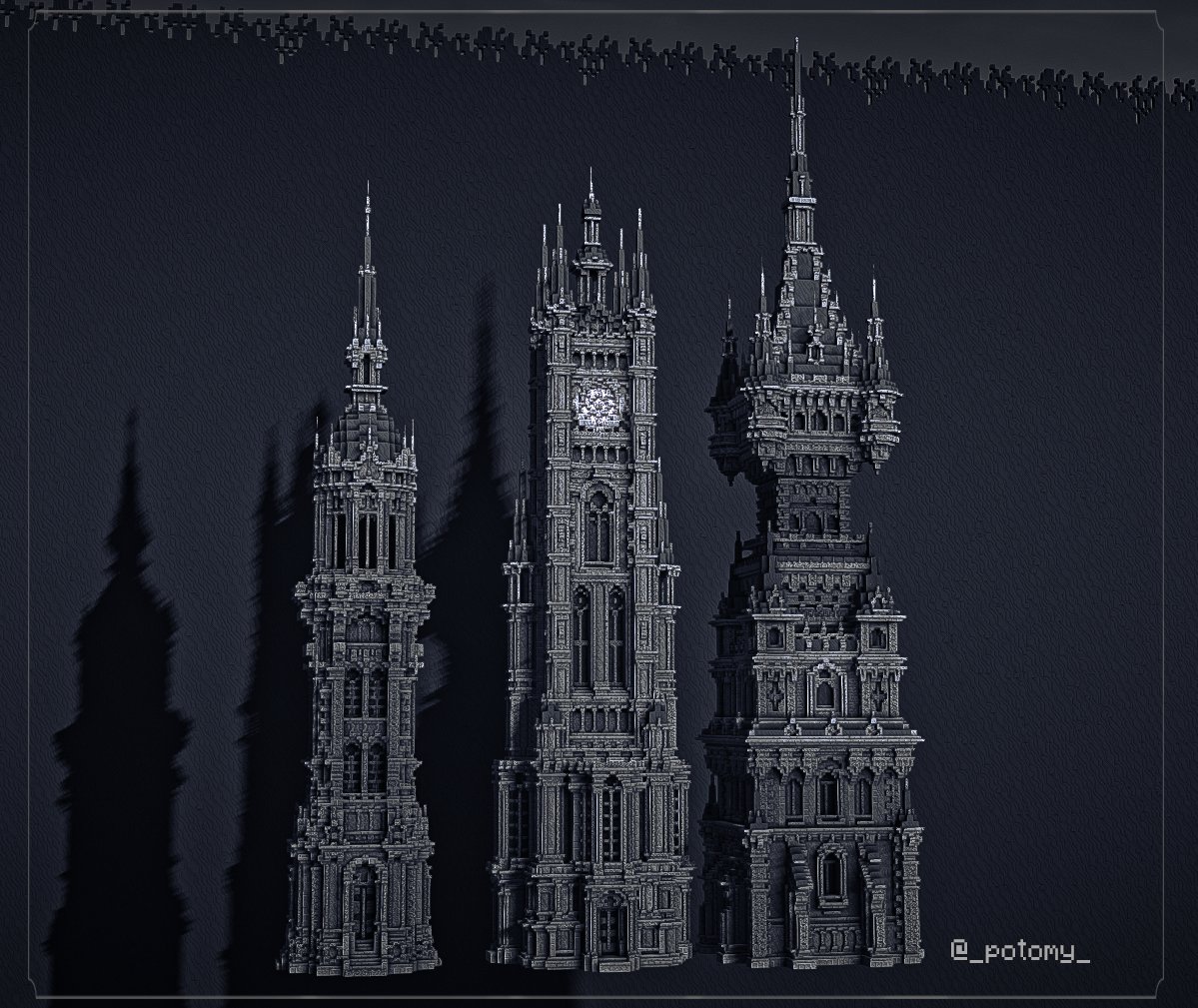 _potomy_'s tweet photo. Made some gothic builds today. bet I'm getting the hang of this European architecture.
#Minecraftbuilds #minecraft建築コミュ #Bloodborne https://t.co/uZJIZPdjCy