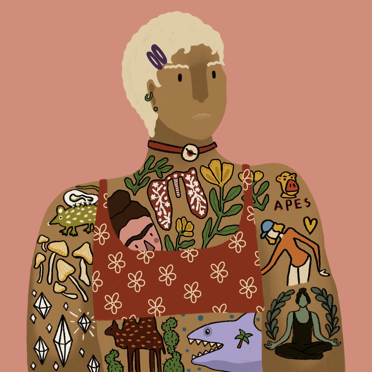 GIVEAWAY TIME!
Win this lovely Bad Tattoos Resident! 

💛 Follow, Like, and RT!
💛 Optional: Tag Friends to spread the word 
💛 Winner announced on Friday! 

Bad Tattoos is a story telling based collection, check out our website to view our town!