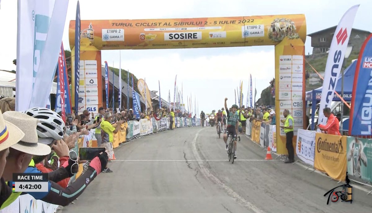 🇷🇴 #SibiuTour That’s the stage win for @AleottiGiovanni 🥇 @CUijtdebroeks in 3rd Amazing team work guys 🤜🏼🤛🏼🔥