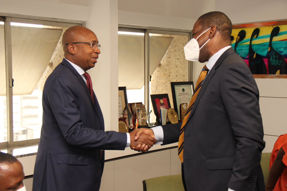 CSCSNigeria's tweet photo. Today, we specially welcome the Director-General of Securities and Exchange Commission Ghana, Rev. Daniel Ogbarmey Tetteh, 

The Ghana Stock Exchange Leadership Team &amp; 

The Ghana CSD Leadership Team on their visit to #CSCSNigeria

#25YearsLeadingExcellence #LeadingExcellence https://t.co/iWDKTv9sLh