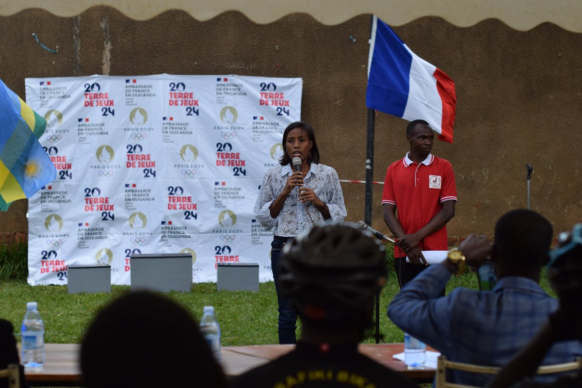 CyclingUganda's tweet photo. #ThankYouNoteCAU
We want to thank @FrenchEmbassyUg for the kind support that you offered towards making the #WorldBicycleDay 2022๐ดโโ๏ธ๐ดโโ๏ธ celebration success here in Uganda through @CyclingAcadUG
@JaAniambossou
@Paris2024
@BonjourKampala
@BikersUganda
@ProfsFLEouganda
@Educ_SportsUg https://t.co/K1uiiu2Y1q