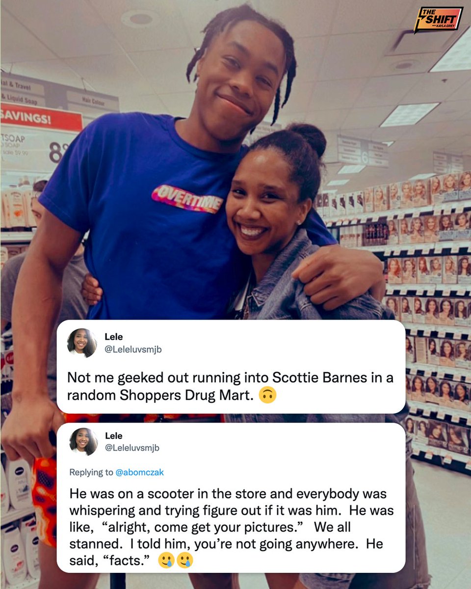theshift_sports's tweet image. This Scottie Barnes story is so wholesome. 😭

via @Leleluvsmjb