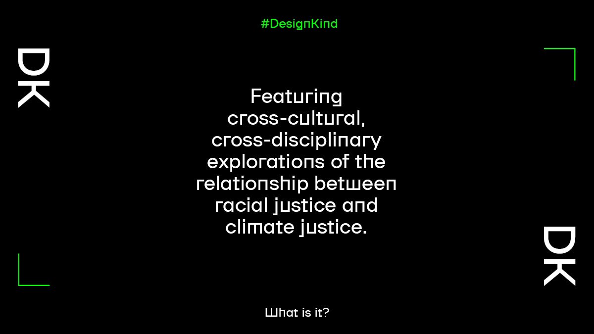 Swipe across to see what it’s all about, head to our bio to meet the designers and discover the incredible work on TheColourOfTheClimateCrisis.art and we’ll soon be releasing our Google Arts and Culture exhibition site about the 4 collaborations #DesignKind #ClimateJustice