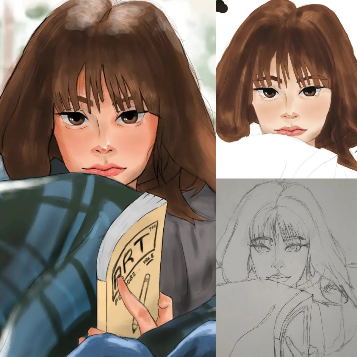 steadyandstill's tweet photo. 3 day-worth of digital portrait studies. No, I did not start from scratch. Been studying different art forms in the past months before trying stylized digital art. I'm planning to explore character design—although not very soon. This is going to be one hell of a journey. 😬🙏🏼 https://t.co/aYDSYTrhoO