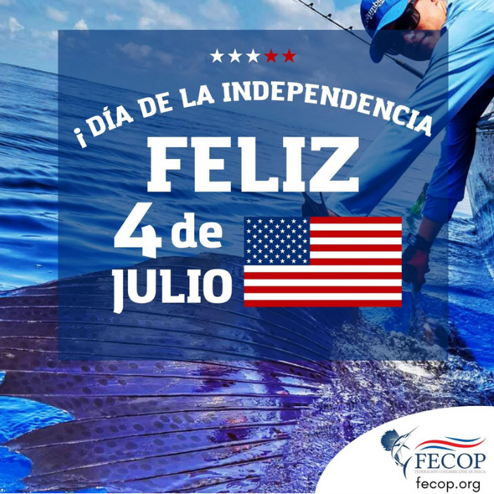 pescaparafuturo's tweet photo. A todos nuestros amigos en los Estados Unidos, FECOP les desea un feliz cuatro de julio https://t.co/MdIcGixraf
