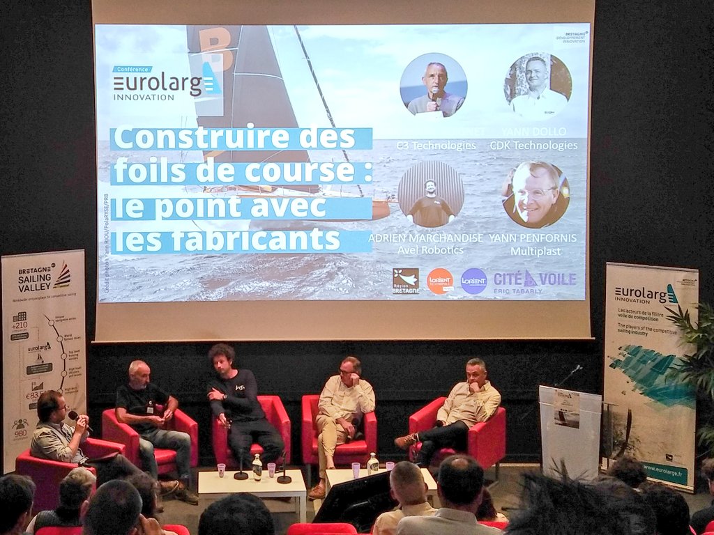VincentGueho's tweet photo. Merci aux différents intervenants et aux organisateurs de cette 6e édition de la Foil Racing Conférence 👏🏻
Un bon dosage entre les aspects marché 📊, sportif ⛵ et technologique 🛠️ !
#ConfEurolarge #FRC2022 https://t.co/gM0ZTmNpZc