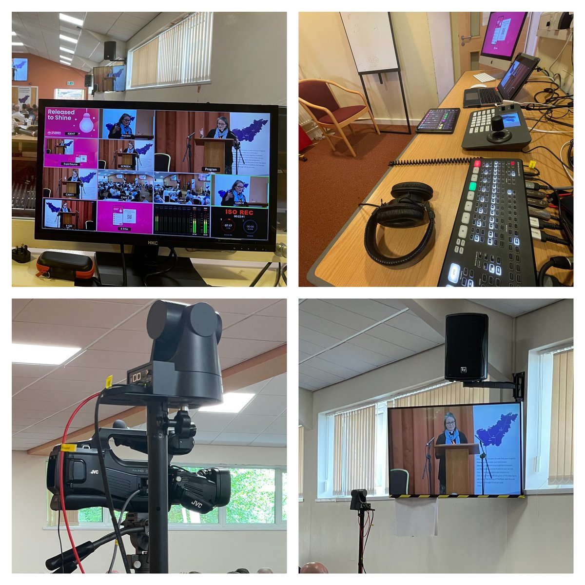 Isidore (@isidoreofficial) on Twitter photo View from the Production Gallery for <a href="/DioceseofSheff/">Diocese of Sheffield</a> #ReleasedToShine conference. We’re providing full technical services for this hybrid diocesan conference with delegates online and onsite interacting via a conference app. isidore.uk View from the Production Gallery for <a href="/DioceseofSheff/">Diocese of Sheffield</a> #ReleasedToShine conference. We’re providing full technical services for this hybrid diocesan conference with delegates online and onsite interacting via a conference app. isidore.uk