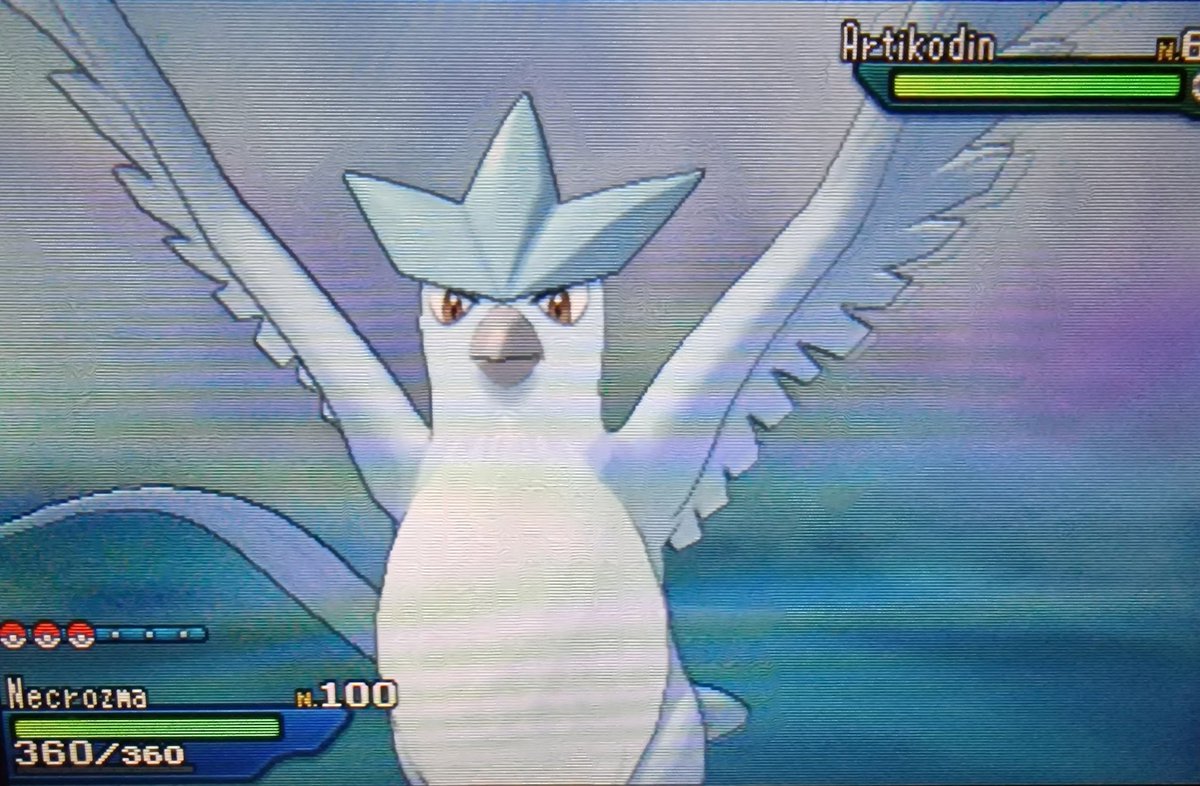 Apparition d'un magnifique &amp; majestueux oiseau de glace✨️ dans Ultra-Lune 🤩
<a href="/Shiny_Hunters/">ShinyHunters</a>