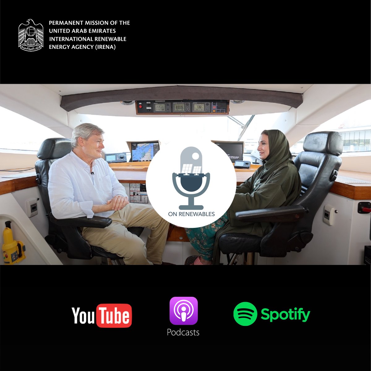 Episode 10 of #OnRenewables sees HE Dr. Nawal Al-Hosany <a href="/NAH_208/">Nawal Al-Hosany</a> host Gunter Pauli <a href="/MyBlueEconomy/">Gunter Pauli</a>, Founder of ZERI, on-board the #renewables-powered <a href="/msporrima/">ポリマ号のブルーオデッセイ(MS Porrima's Blue Odyssey)</a>.