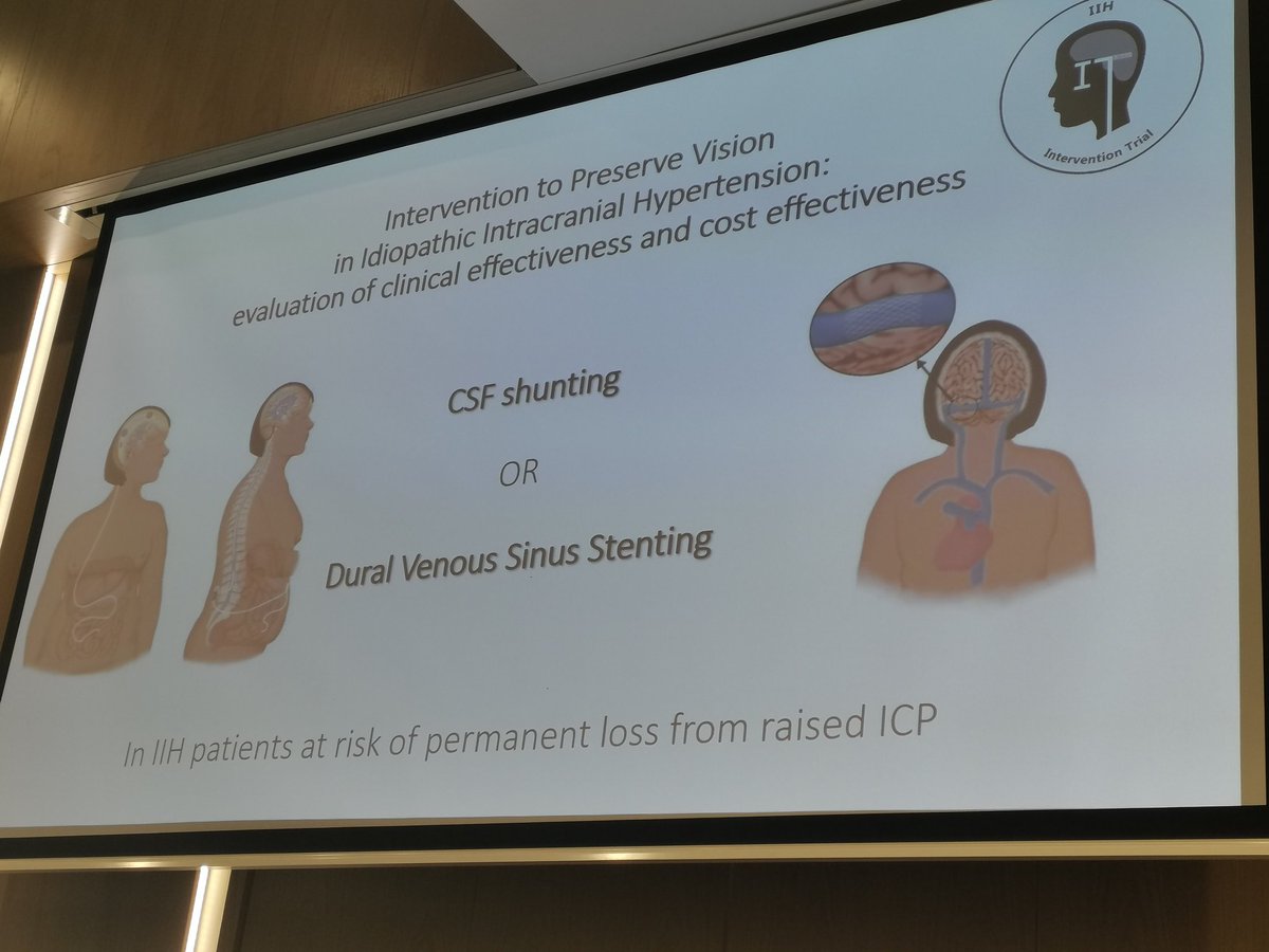 Dr Tsermoulas discussing the IIH Intervention trial - an RCT evaluating dural venous sinus stenting and CSF diversion surgery ➡️ watch this space! 🌟#IIH #csfday2022 <a href="/DrMollan/">Dr Susan Mollan</a> @IIHDrBirmingham <a href="/MazByrne/">Marian Byrne</a> <a href="/UHBNeurosurgery/">UHB Neurosurgery</a> @IMSR_UoB <a href="/IIHUK/">IIH UK</a>