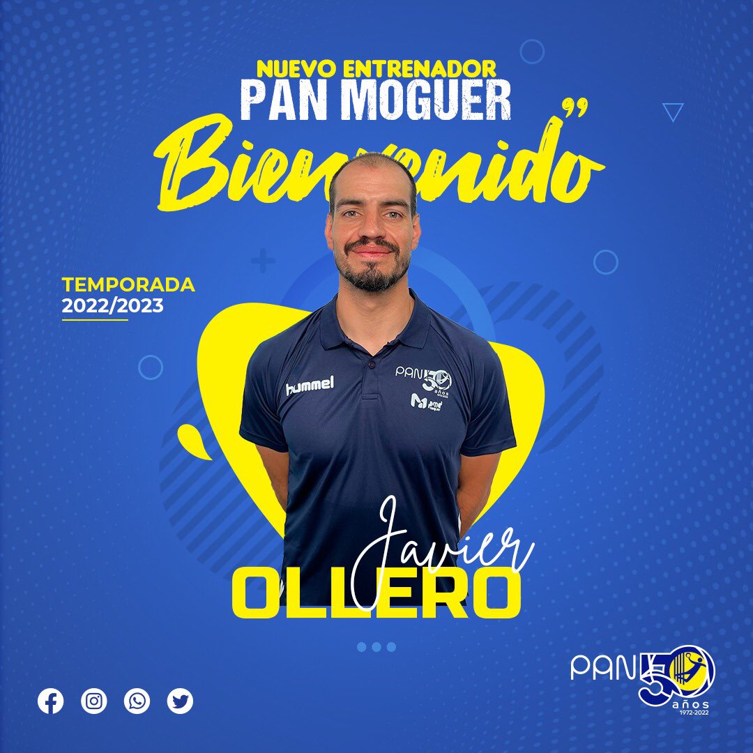 🚨 JAVIER OLLERO, NUEVO ENTRENADOR DEL PAN MOGUER 

Una incorporación con la que se pretende dar un paso más 📈 en la formación y competitividad de una plantilla muy joven y con jugadores de la Escuela 🤾🏻‍♂️.

¡Mucha suerte Javi! 💪🏻

#EscuelaBalonmanoPAN #ImparablePAN