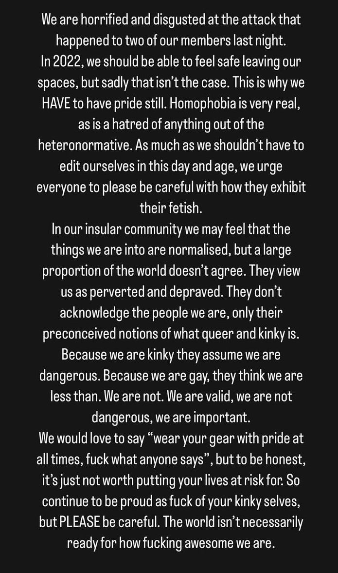 Statement shared on our Instagram on Saturday about Friday night.

instagram.com/p/CfhpqPVMOvX/…