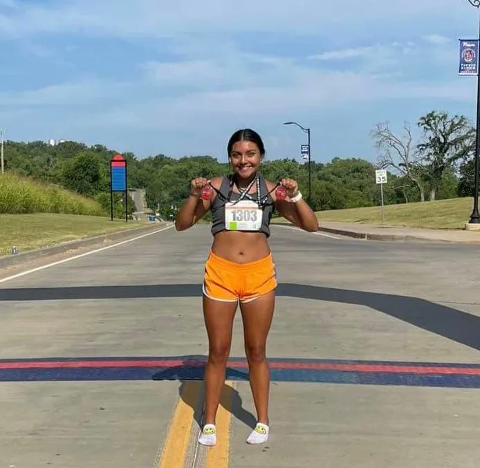 ndnsports's tweet photo. Congrats to Jayda Moore (Pawnee), out of Hartshorne, OK, who was the female overall winner at Pawnee Hawk Chief 5K run this past weekend. She will be a sophomore this year.
#NativePreps #Pawnee https://t.co/pncRia2Z2k