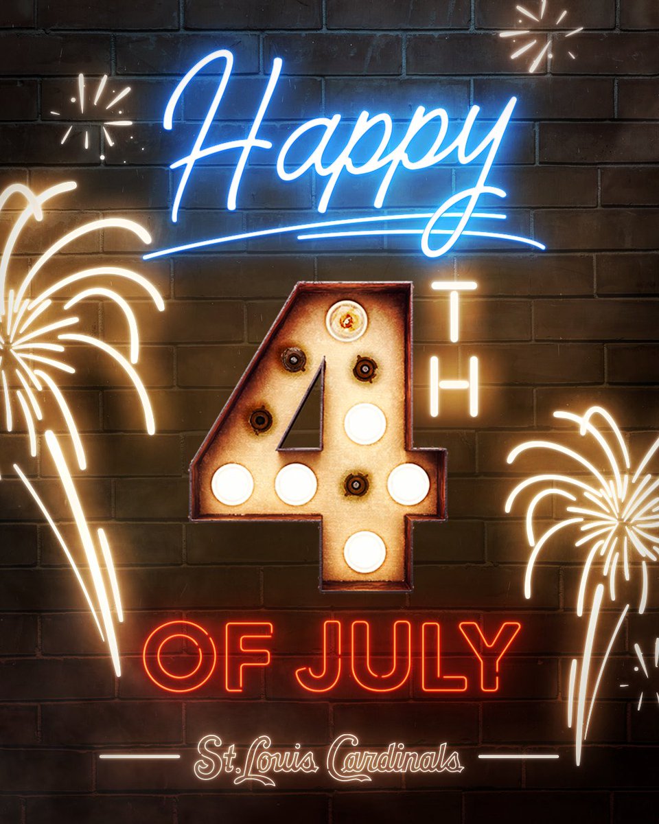 Stay safe and have a happy Fourth of July, #STLCards fans!