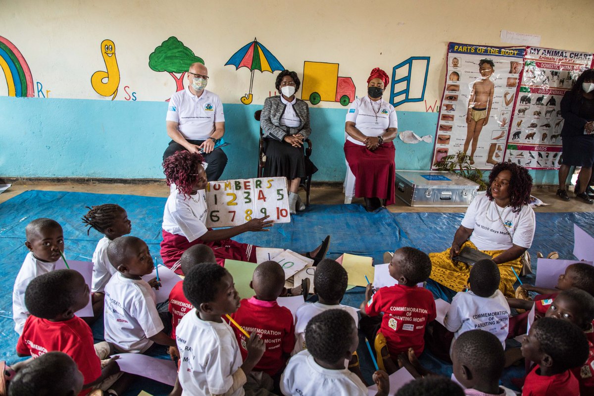 "Evidence shows that investment in early childhood, and the first 1,000 days of children's lives, is one of the most cost-effective ways of increasing the ability of a child to reach their full potential," UNICEF Malawi Rep, Mutu CBCC, Lilongwe.