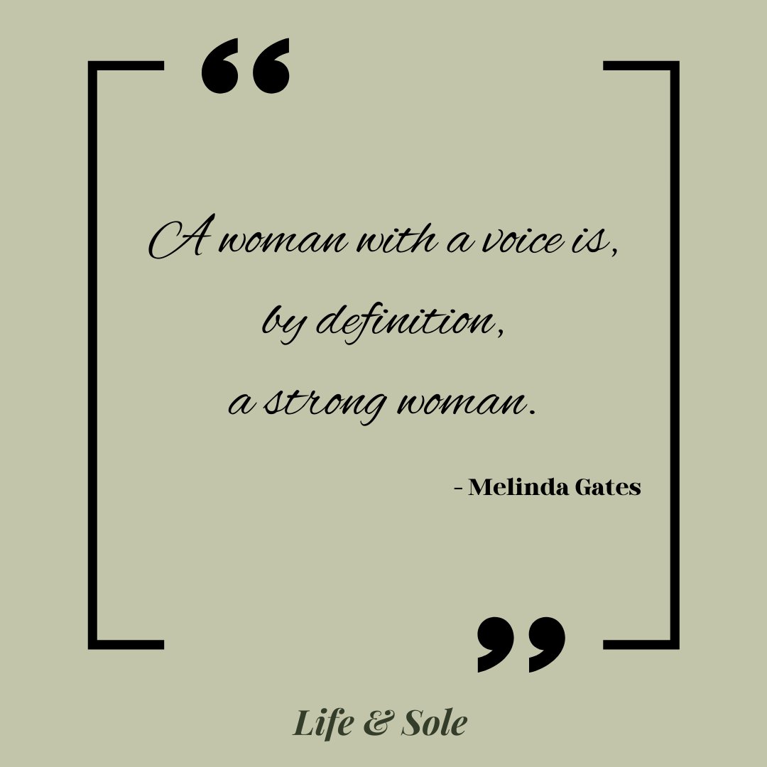 Life and Sole.ph on Twitter "“𝘈 𝘸𝘰𝘮𝘢𝘯 𝘸𝘪𝘵𝘩 𝘢 𝘷𝘰𝘪𝘤𝘦 𝘪𝘴, 𝘣𝘺 𝘥𝘦𝘧𝘪𝘯𝘪𝘵𝘪𝘰𝘯