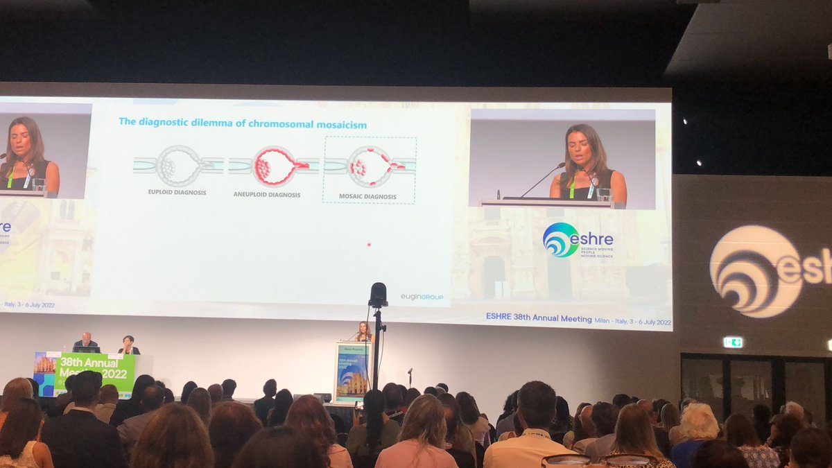 Rita Vassena (@ritavassena) on Twitter photo 🔥🔥🔥Super talk by <a href="/mina_popovic_/">Mina Popovic</a> on the effect of genetic provider on the diagnosis of mosaic embryos.
Data on more than 36.000 embryos
#ESHRE2022 <a href="/eugin_en/">Eugin</a> <a href="/BostonIVF/">Boston IVF</a> @CIRH_Barcelona <a href="/quironsalud/">quirónsalud</a> @ClinHuntington <a href="/CEGYR/">CEGYR</a> <a href="/DexeusMujer/">Dexeus Mujer</a> Istituto Bernabeu <a href="/ResearchUGent/">Ghent University Research</a> 🔥🔥🔥Super talk by <a href="/mina_popovic_/">Mina Popovic</a> on the effect of genetic provider on the diagnosis of mosaic embryos.
Data on more than 36.000 embryos
#ESHRE2022 <a href="/eugin_en/">Eugin</a> <a href="/BostonIVF/">Boston IVF</a> @CIRH_Barcelona <a href="/quironsalud/">quirónsalud</a> @ClinHuntington <a href="/CEGYR/">CEGYR</a> <a href="/DexeusMujer/">Dexeus Mujer</a> Istituto Bernabeu <a href="/ResearchUGent/">Ghent University Research</a>