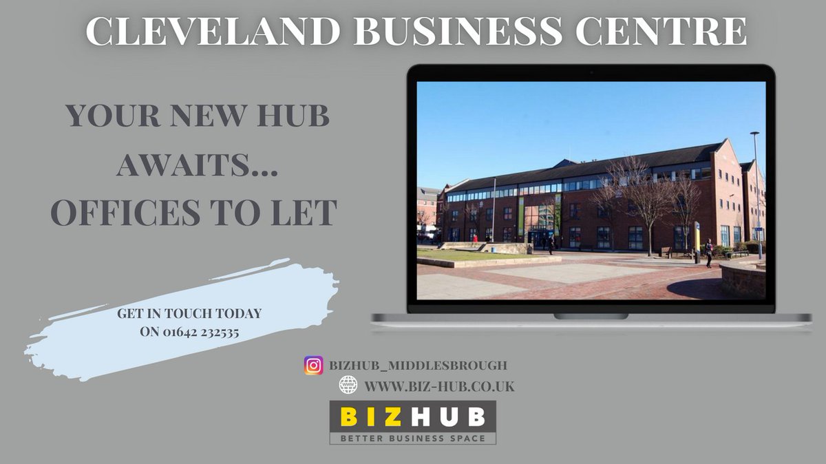 Looking for a new office in 2022? Look no further.
At Biz Hub, we offer a fantastic office space in Middlesbrough and thriving community for those wanting to build their business in a friendly environment with top quality amenities.

#bizhub #middlesbrough