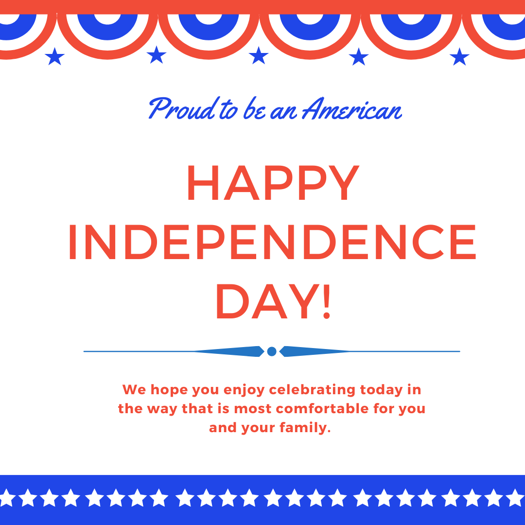 Happy #FourthofJuly! We will be closed in honor of #IndependenceDay. We hope you enjoy today however you choose - with a quiet night in or out to see fireworks. 

#allspeechllc #speechpathologist #slp #selfcare #monday #summer2022 #summerfun #neurodiversity #powertochoose #beyou