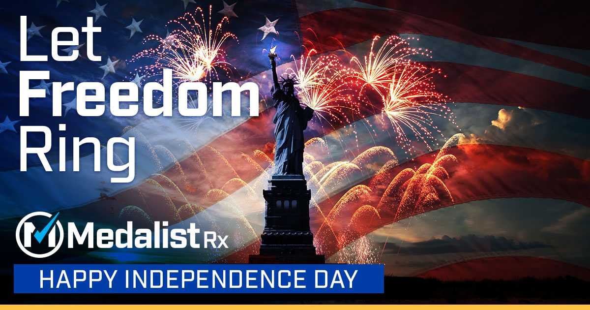 medalistrx's tweet photo. My country, 'tis of thee, Sweet land of liberty, Of thee I sing; Land where my fathers died, Land of the pilgrims' pride, From ev'ry mountainside LET FREEDOM RING!

Happy Independence Day!

#MedalistRx #IndependentPBM #July4 #Independence Day https://t.co/8H6ME71F9E