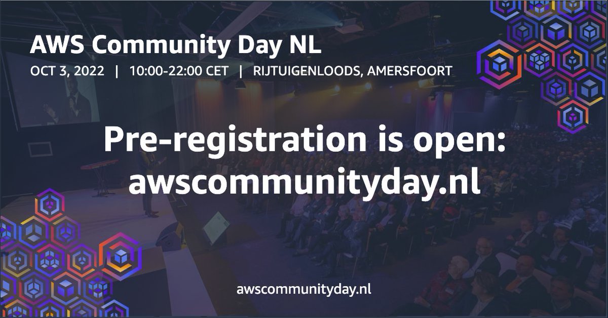 We have limited seats for the event, so we expect the event to sell out soon. Secure your ticket with pre-registration now. Pre-registrations will get invited before public registration opens later this summer.