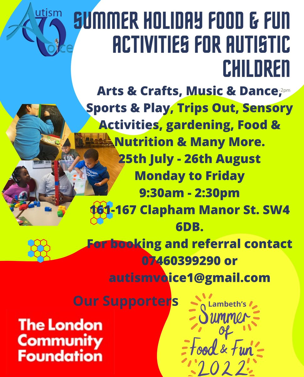 autismvoice1's tweet photo. We love our arty Saturdays, a chance for us to delve into our creative sides. Join our holiday activities this summer to enjoy some fun-filled moments with other children & families. #artsforwellbeing #AutismAcceptance #AutismAwareness #wellbeing #Happiness #Childrenfun https://t.co/TAPjH3WVIC