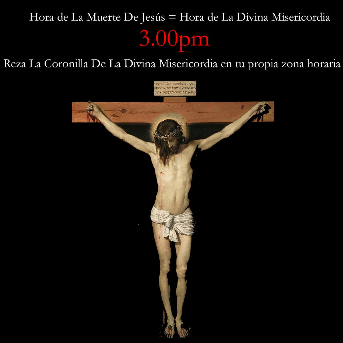 #Hora de La #MuerteDeJesús = #3pm = #Hora de La #DivinaMisericordia

#Adoración y #LaCoronillaDeLaDivinaMisericordia 
#3pm #HoraLocal &amp; #24H #TransmisiónEnVivo
#Santuario de la #DivinaMisericordia #Cracovia #Polonia

➠ ➠  faustyna.pl/zmbm/transmisj…

#RezarConLasHermanas