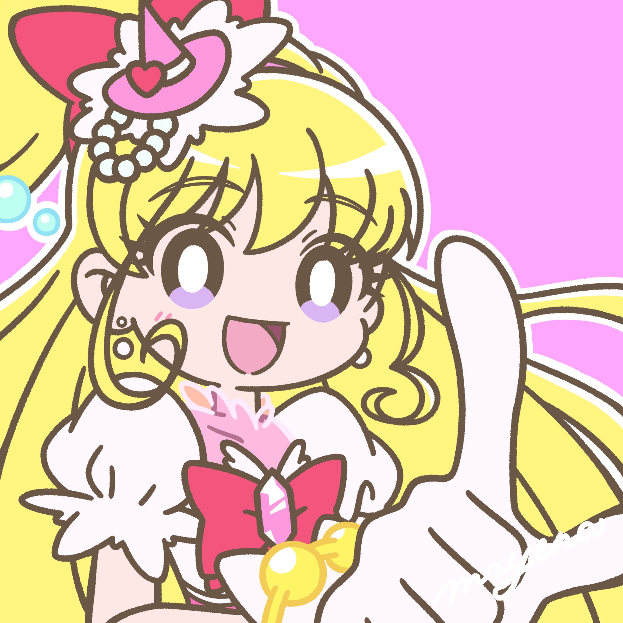 キュアミラクル
キュアマジカル
クッションカバーCG めいえな🍋LINEスタンプ販売中！ on X: 