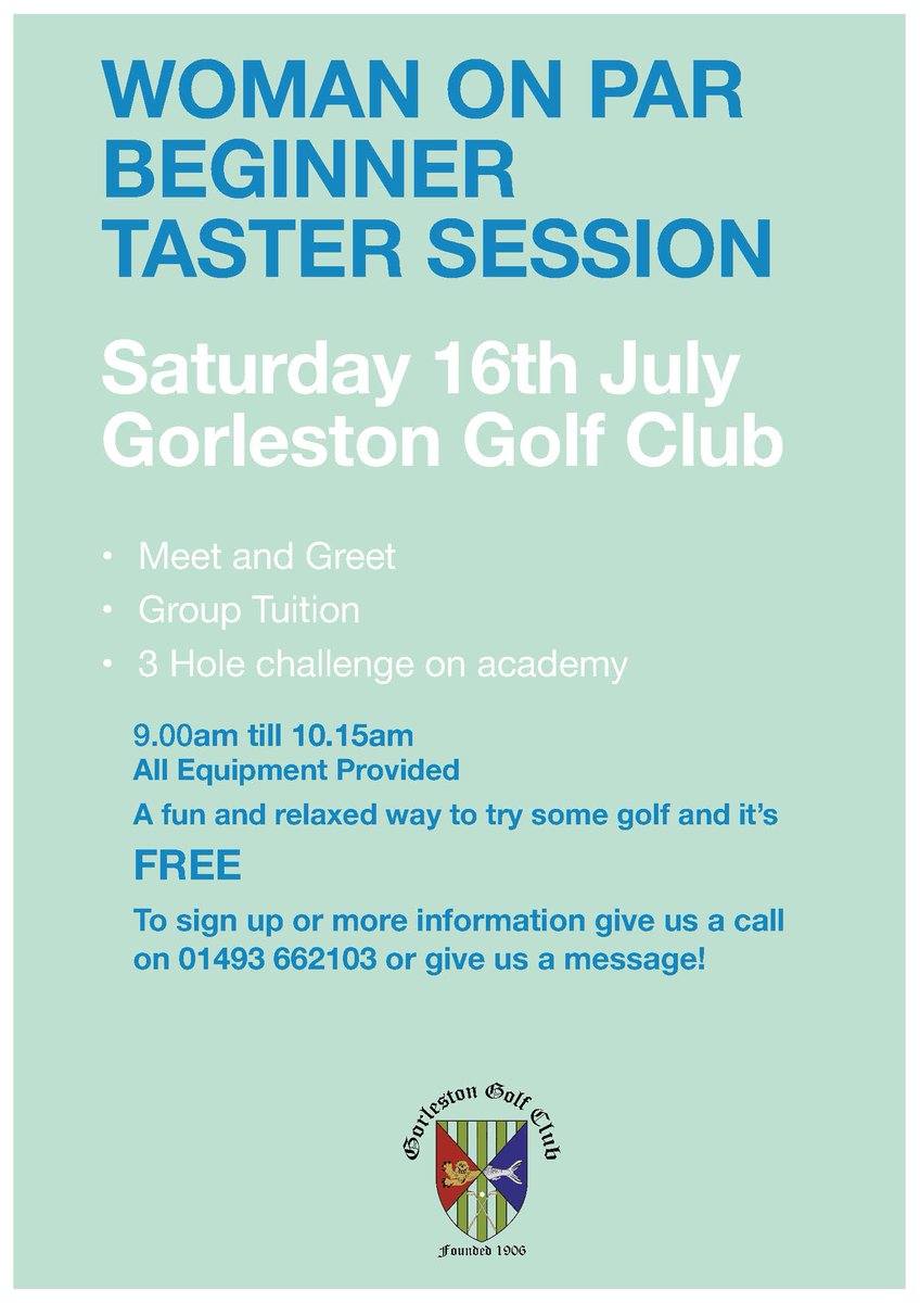 Gorleston Golf Club tweet media